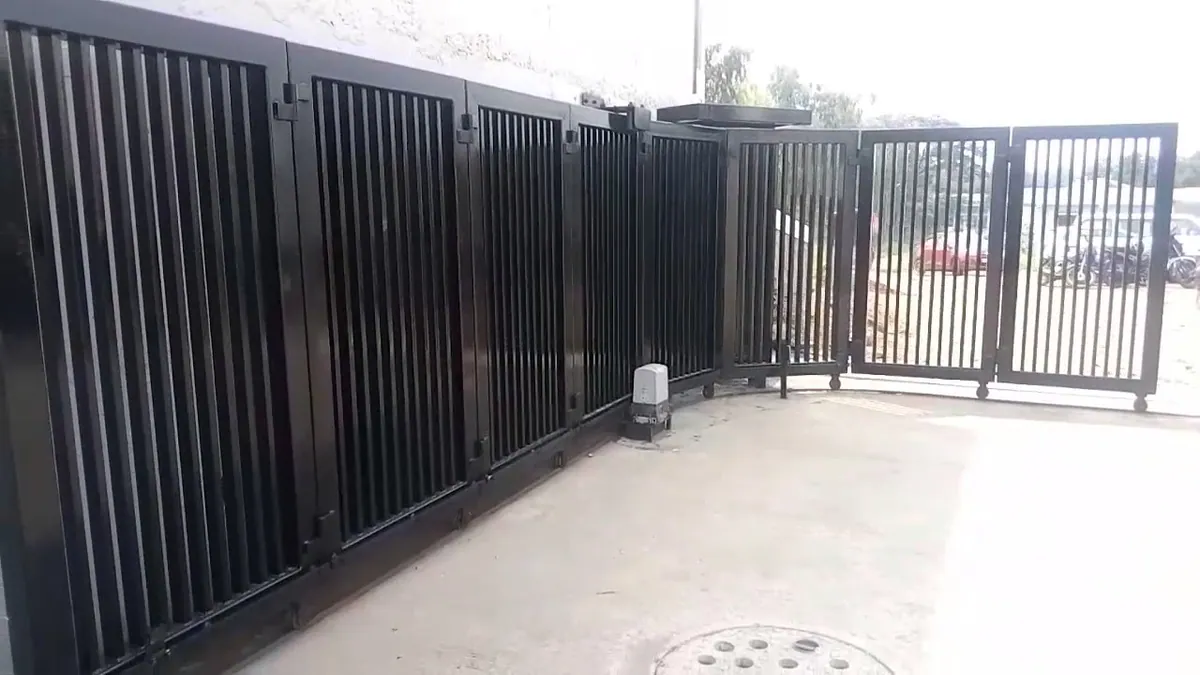 Automatic sliding gates, motorized gates, and remote gates with gate automation in Chennai. We offer expert gate repairs, custom manufacturing, and motorization services, including steel gates, folding gates, cantilever gates, telescopic gates, grill gates, swing gates, and modern gates.