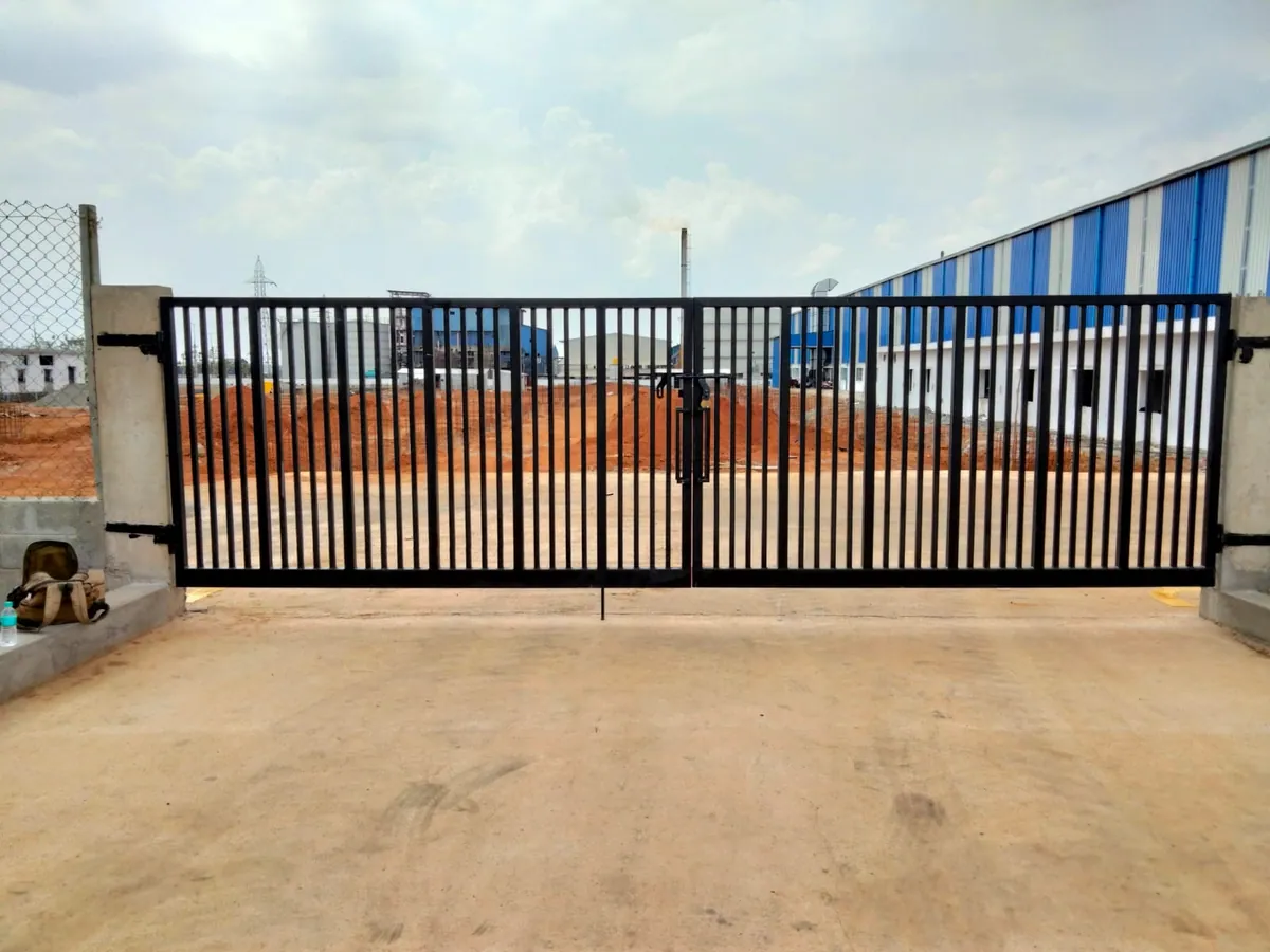 Automatic sliding gates, motorized gates, and remote gates with gate automation in Chennai. We specialize in gate repairs, motorization, and custom gate manufacturing for steel gates, folding gates, cantilever gates, telescopic gates, grill gates, swing gates, and modern gates.