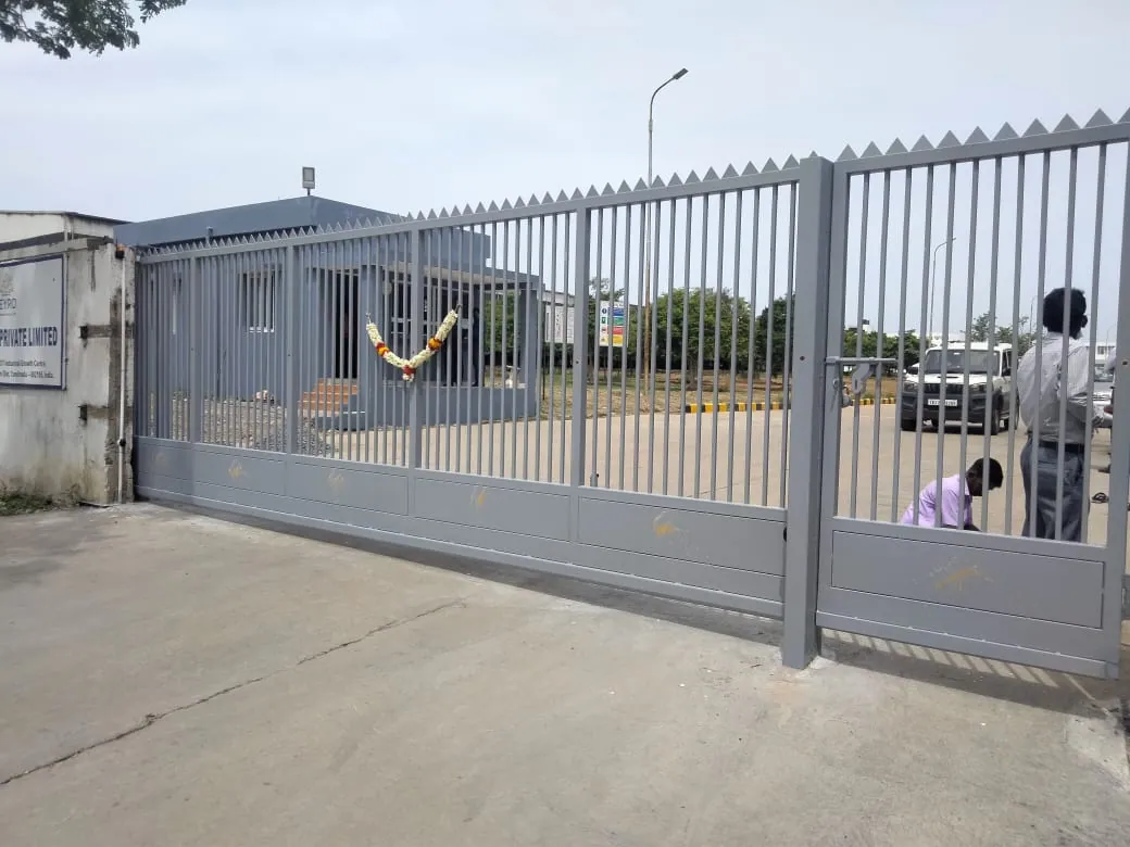 Motorized gates, automatic sliding gates, and remote gates with advanced gate automation in Chennai. We offer custom gate manufacturing, motorization, and expert repairs for steel gates, folding gates, cantilever gates, telescopic gates, grill gates, swing gates, and modern gates.